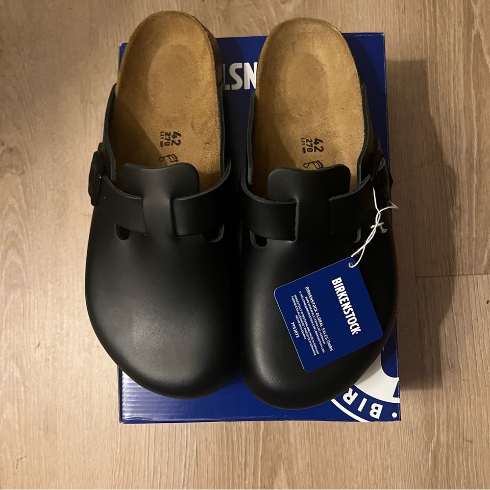 NWT Birkenstock Boston Super Grip Leather